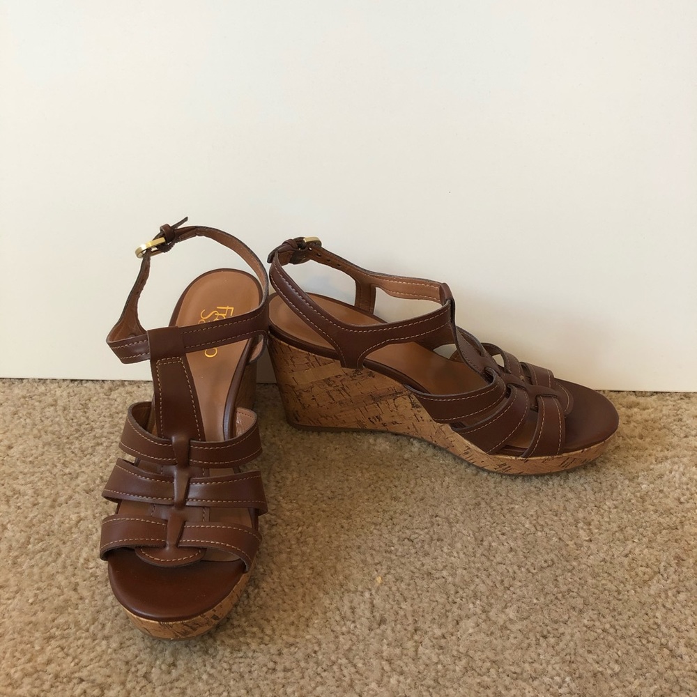 Franco Sarto Corked Platforms